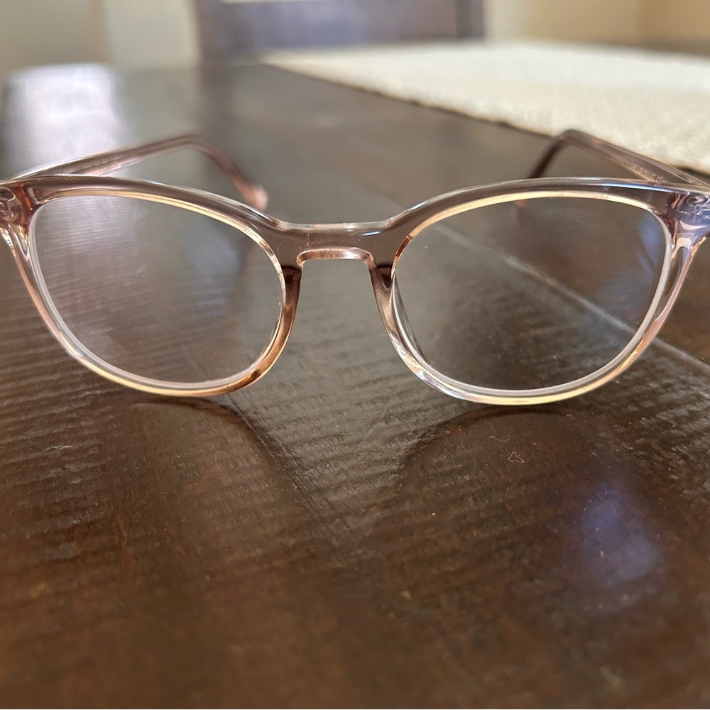 Warby Parker Durand in Rose Water, progressive non-prescription glasses - Picture 11 of 11